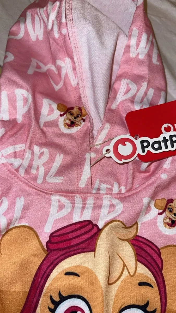 United Labels Paw Patrol Sweat Jacket for Girls - Felpa con Cappuccio e Zip per Bambini Rosa (DE/NL/SE/PL, Numeric, 98, 104, Regular, Pink