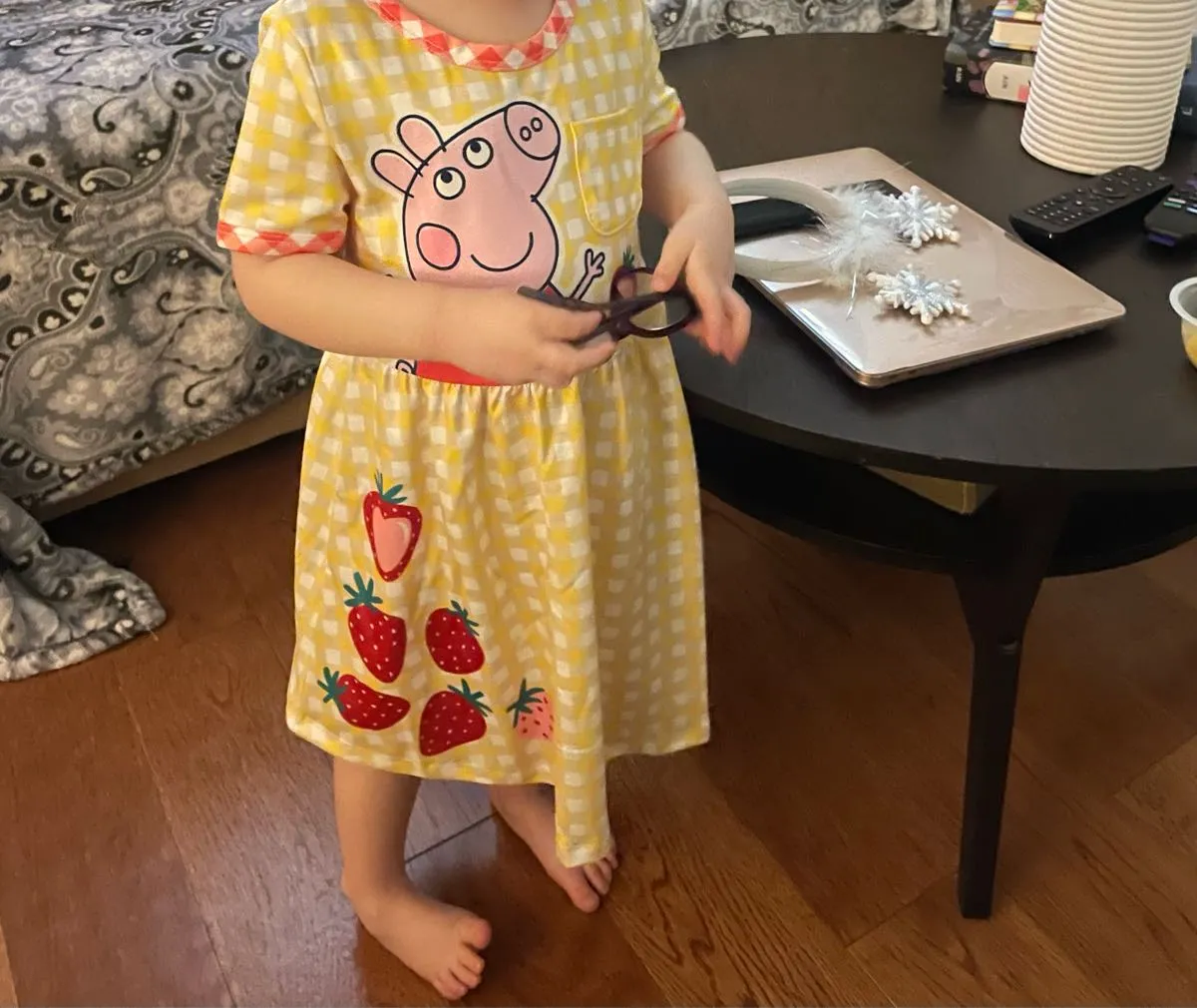 peppa birthday dress Peppa Pig Custom Glitter Birthday Tutu Outfit