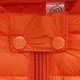 Solid Hooded 3D Ear Design Long-sleeve Baby Coat Jacket Orange