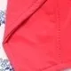 قطعتان من قميص علوي وسراويل قطن 95٪ قطن بأكمام طويلة مزين بالزهور أحمر