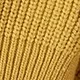 2pcs Solid Stripe Decor Knitted Long-sleeve Baby Set Yellow