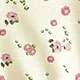 2pcs Baby Floral Print Square Neck Long-sleeve Romper Set Pink