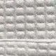 Toddler Girl/Boy Waffle Textured Zipper Solid Sweatshirt White
