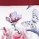 2 قطعة طفلة 95٪ قطن دانتيل رومبير بطبعة زهور مع مجموعة عصابة رأس عنابي اللون