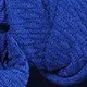 Fita de cabelo gira em pano com nó de laço decorativo para bebé e criança Azul Marinho