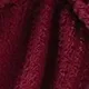 2pcs Baby Girl 100% Cotton Solid Ribbed Long-sleeve Bowknot Ruffle Jumpsuit and Headband Set  Brick red
