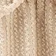 2pcs Baby Girl 100% Cotton Solid Ribbed Long-sleeve Bowknot Ruffle Jumpsuit and Headband Set  Apricot