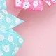 10er-Pack gerippter Fischschwanz Schleife Haargummi Haarschmuck Set für Mädchen Farbe-C