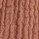 100 % Baumwolle reine Farbe Rüschenbesatz texturiertes Babylätzchen Druckknopfgaze waschbar Sabber Zahnen Speichelhandtuch Lätzchen braun
