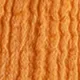 100 % Baumwolle reine Farbe Rüschenbesatz texturiertes Babylätzchen Druckknopfgaze waschbar Sabber Zahnen Speichelhandtuch Lätzchen orange
