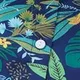 3 Stück Kleinkinder Jungen Revers Boho-Stil Tropische Pflanzen und Blumen Hemd-Sets dunkelblau