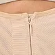 Painel de malha feminina com zíper invisível levantador de bunda controle de barriga shapewear bodysuit de busto aberto (sem almofada no peito) Cor de Damasco