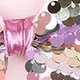 3-pack Pure Color Sequined Bowknot Decor Hair Clip pour filles Rose