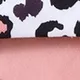 2-piece Toddler Girl Leopard Print Flutter Long-sleeve Top and Heart Pattern Pants Set Light Pink