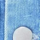 Baby Boy Button Design Denim Splicing Hooded Long-sleeve Jacket Blue