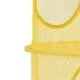 Malha de armazenamento suspensa dobrável 4 camadas suspensão brinquedos de bicho de pelúcia armazenamento rede economia de espaço organizador de bolsas Amarelo