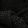 Kleinkind Mädchen eleganter einfarbiger Mischmantel mit Reverskragen und Gürtel schwarz