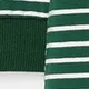 2pcs Baby/Toddler Stripe Raglan Sleeve Cotton Sweatshirt and Pants Set Green