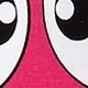 Baby Girl Cartoon Graphic Flutter-sleeve Romper Hot Pink