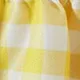 Bebé Extremidades franzidas Limão Bonito Manga cava Vestidos Amarelo Claro
