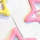 Paquete de 10 lindo clip de cabello Star Design para niñas Coral