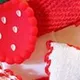 5-pack Toddler/Kid Cute Handmade Hairpin Red